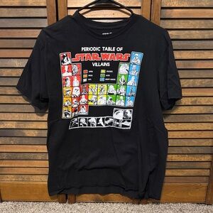 Periodic table Star Wars Graphic Tee - Black